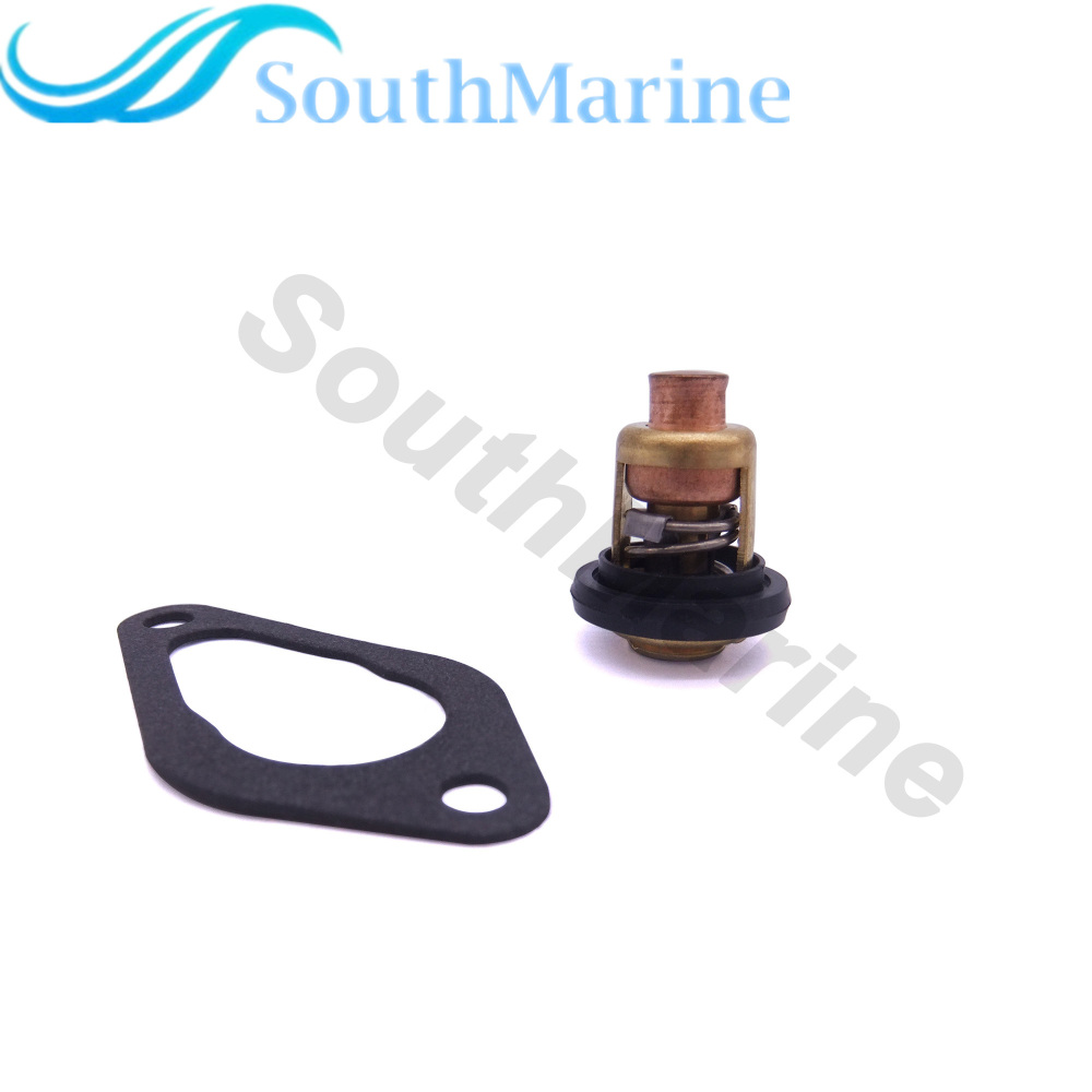 Boat Engine 3R3-01030-0 3R3010300M 3NV-01030-0 3NV010300M Thermostat & 346-01032-0 346010320M Gasket for Nissan for Tohatsu Outboard MFS8-MFS30