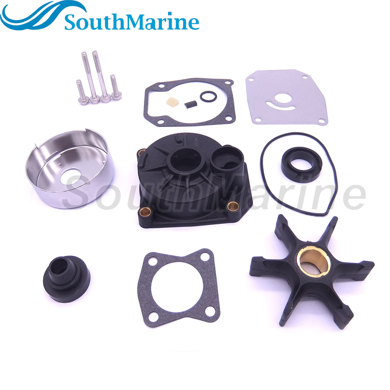 Boat Motor 5000308 Water Pump Repair Kit with Housing for Evinrude Johnson OMC BRP 40HP 50HP 55HP 60HP Outboard Engine