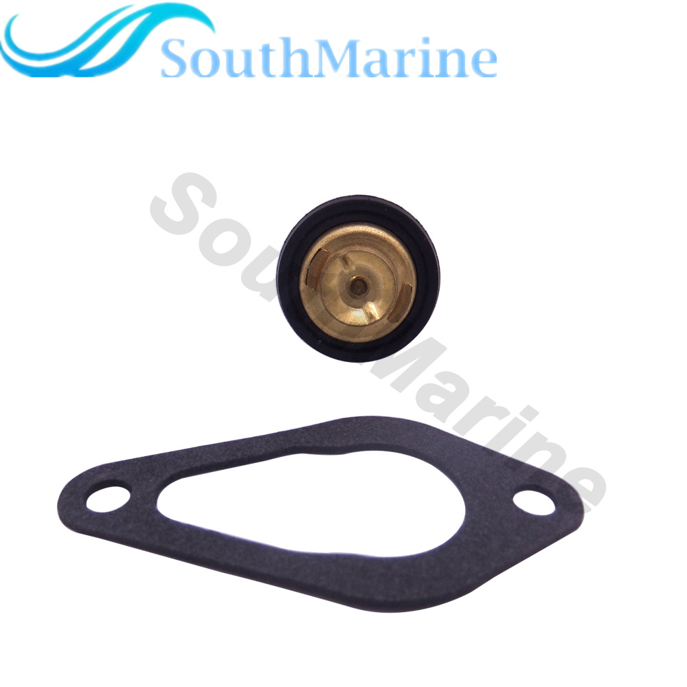 Boat Engine 3R3-01030-0 3R3010300M 3NV-01030-0 3NV010300M Thermostat & 346-01032-0 346010320M Gasket for Nissan for Tohatsu Outboard MFS8-MFS30