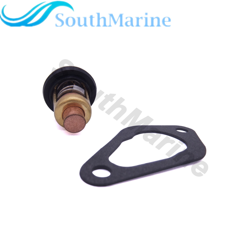 Boat Engine 3R3-01030-0 3R3010300M 3NV-01030-0 3NV010300M Thermostat & 346-01032-0 346010320M Gasket for Nissan for Tohatsu Outboard MFS8-MFS30