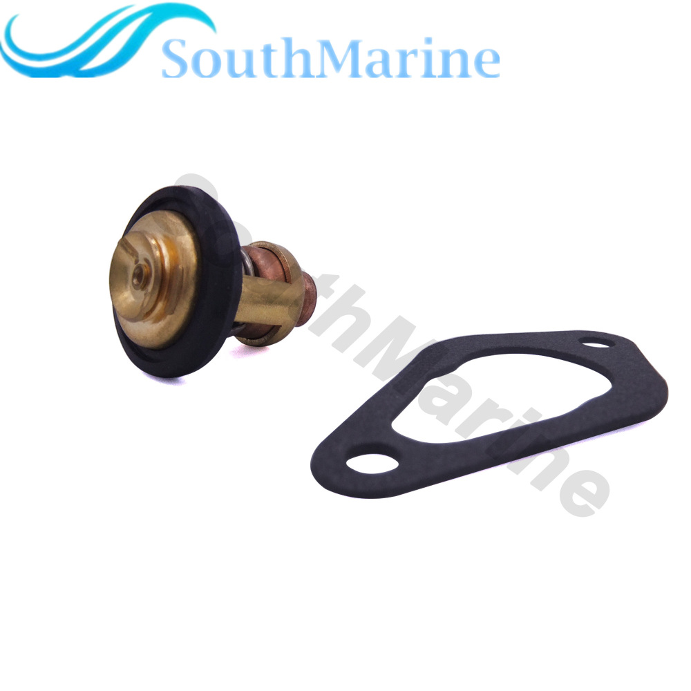 Boat Engine 3R3-01030-0 3R3010300M 3NV-01030-0 3NV010300M Thermostat & 346-01032-0 346010320M Gasket for Nissan for Tohatsu Outboard MFS8-MFS30