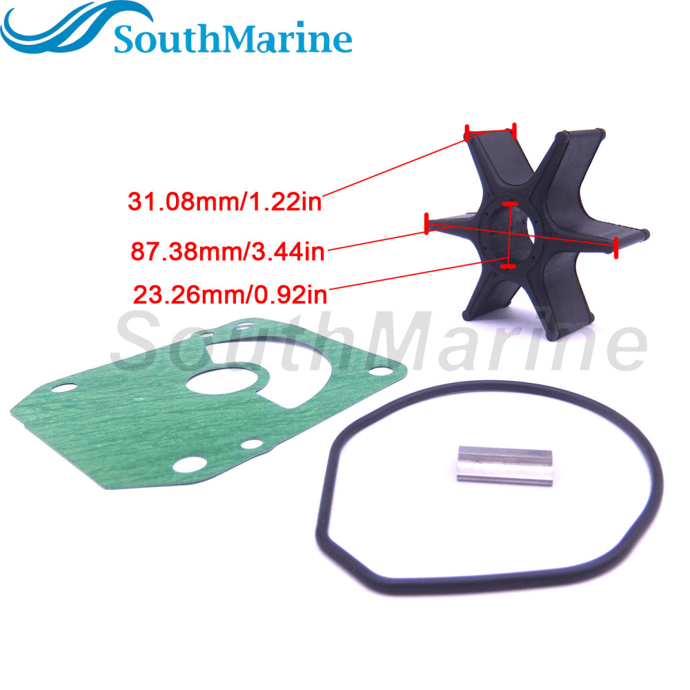 Boat Motor 06192-ZW1-000 Water Pump Repair Kit Without Housing for Honda BF115/130 BF75/90 Outboard Engine,for Sierra Marine 18-3283