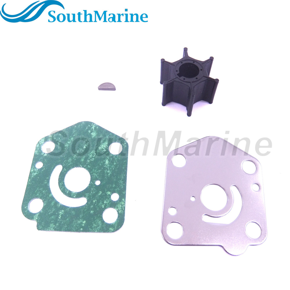 Boat Motor 17400-93951 Water Pump Repair Kit Without Housing for Suzuki 9.9HP 15HP Outboard Engine,for Sierra Marine 18-3256