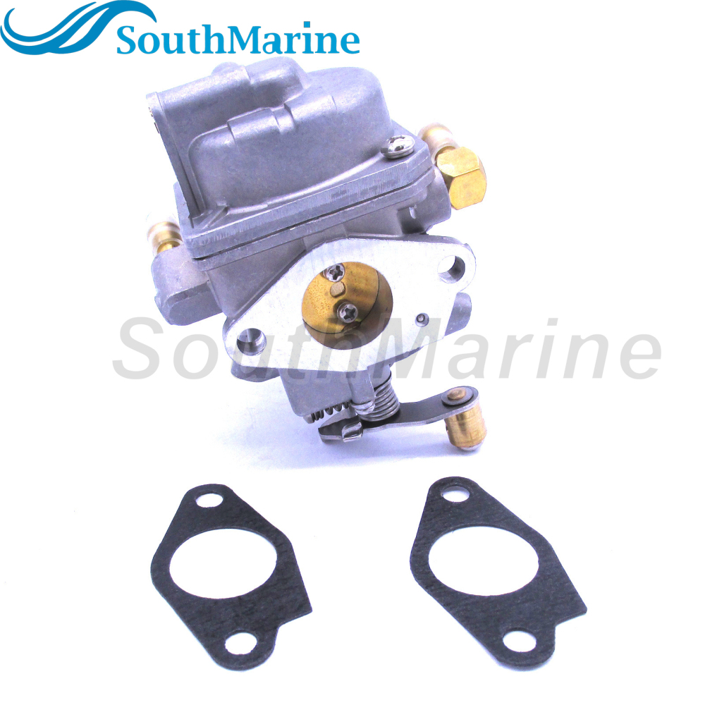 Boat Motor 6BX-14301-10 6BX-14301-11 6BX-14301-00 Carburetor Assy and 6BX-E3646-00 6EE-E3646-00 Gaskets (2 pcs) for Yamaha 4-stroke F6 Outboard Engine
