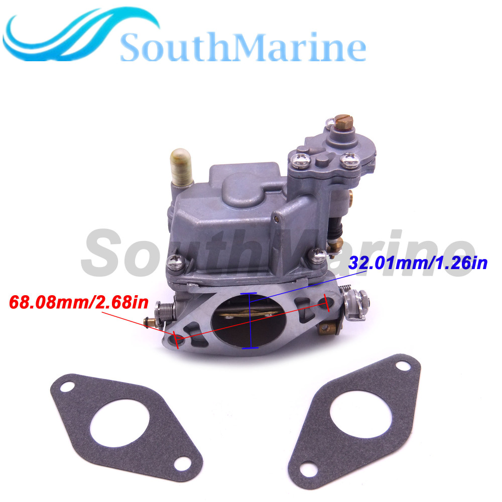 Boat Engine 3323-835382T04 3323-835382A1 835382T1 835382T3 Carburetor Assy and 835383001 27-835383001 Gaskets (2 pcs) kit for Mercury Mariner 9.9-15HP