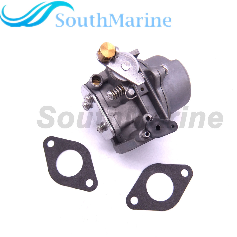 Boat Engine 67D-14301-10 67D-14301-11 67D-14301-12/13 18-34601 Carbs Carburetor Assy and 68D-E3646-A0 Gaskets (2 pcs) kit for Yamaha 4/5hp F4A F4M