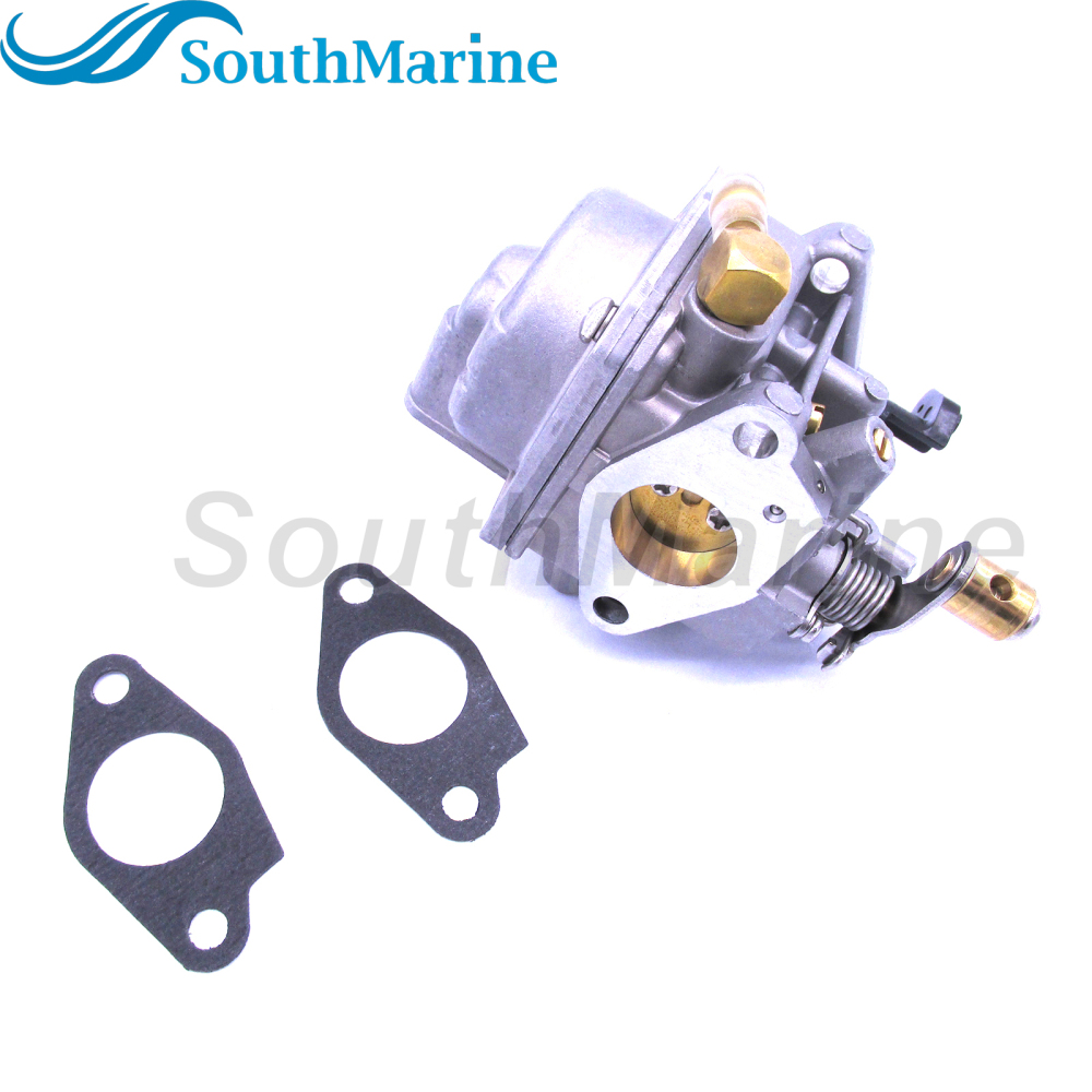 Boat Motor 6BX-14301-10 6BX-14301-11 6BX-14301-00 Carburetor Assy and 6BX-E3646-00 6EE-E3646-00 Gaskets (2 pcs) for Yamaha 4-stroke F6 Outboard Engine