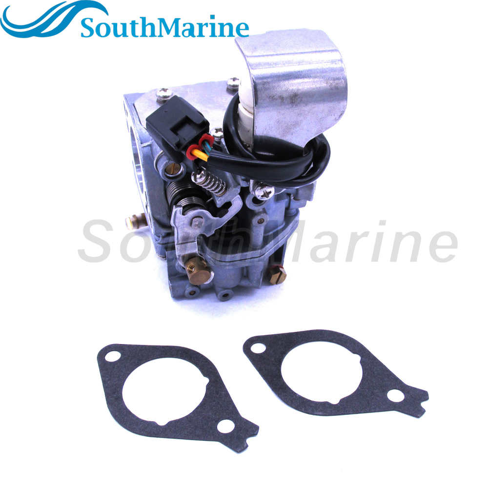 Boat Motor 6BL-14301-00 6BL-14301-10 Carburetor Assy and 6BL-13646-00 Gaskets (2 pcs) for Yamaha 4-stroke F25 Outboard Engine