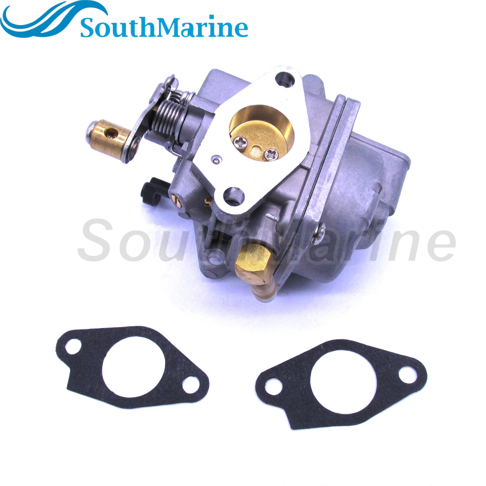 Boat Motor 6BX-14301-10 6BX-14301-11 6BX-14301-00 Carburetor Assy and 6BX-E3646-00 6EE-E3646-00 Gaskets (2 pcs) for Yamaha 4-stroke F6 Outboard Engine