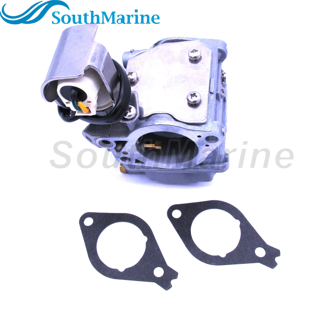 Boat Motor 6BL-14301-00 6BL-14301-10 Carburetor Assy and 6BL-13646-00 Gaskets (2 pcs) for Yamaha 4-stroke F25 Outboard Engine