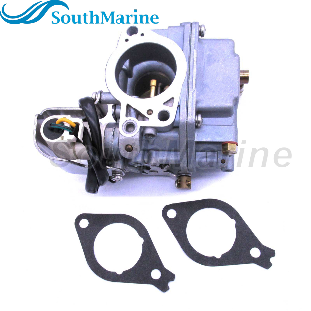 Boat Motor 6BL-14301-00 6BL-14301-10 Carburetor Assy and 6BL-13646-00 Gaskets (2 pcs) for Yamaha 4-stroke F25 Outboard Engine
