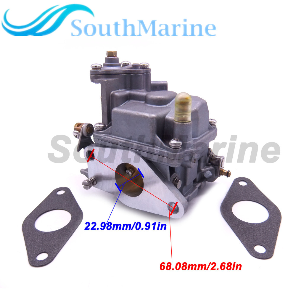 Boat Engine 3323-835382T04 3323-835382A1 835382T1 835382T3 Carburetor Assy and 835383001 27-835383001 Gaskets (2 pcs) kit for Mercury Mariner 9.9-15HP
