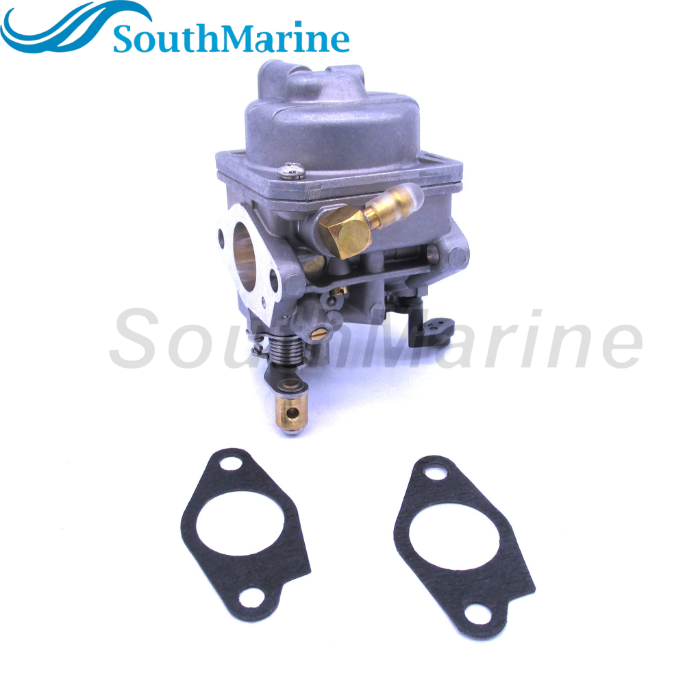 Boat Motor 6BX-14301-10 6BX-14301-11 6BX-14301-00 Carburetor Assy and 6BX-E3646-00 6EE-E3646-00 Gaskets (2 pcs) for Yamaha 4-stroke F6 Outboard Engine