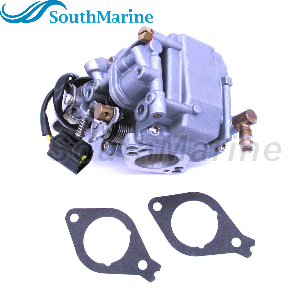 Boat Motor 6BL-14301-00 6BL-14301-10 Carburetor Assy and 6BL-13646-00 Gaskets (2 pcs) for Yamaha 4-stroke F25 Outboard Engine
