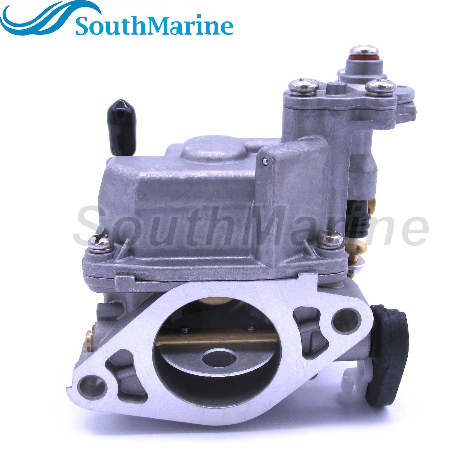 Boat Engine Carbs Carburetor Assy 66M-14301-11 66M-14301-00 66M-14301-00 6D4-14301-00 for Yamaha 4-stroke 15hp F15 Outboard,Handle Starter