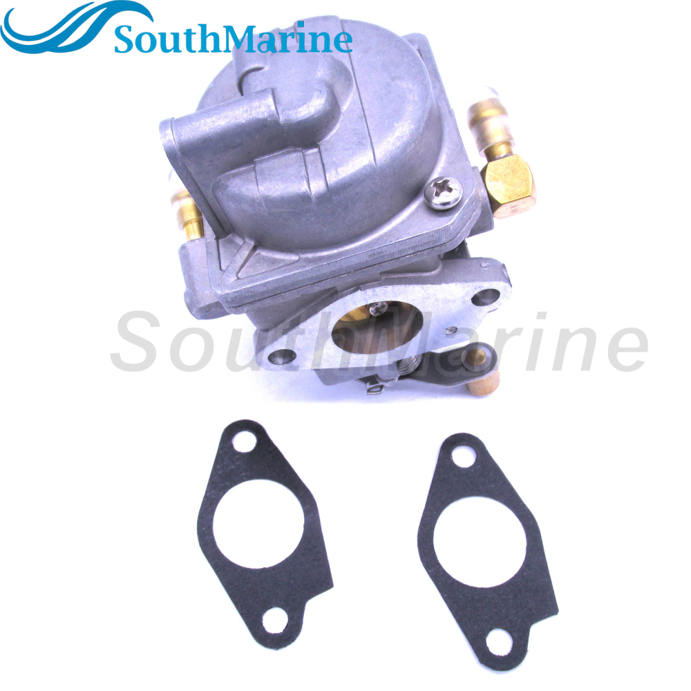 Boat Motor 6BX-14301-10 6BX-14301-11 6BX-14301-00 Carburetor Assy and 6BX-E3646-00 6EE-E3646-00 Gaskets (2 pcs) for Yamaha 4-stroke F6 Outboard Engine