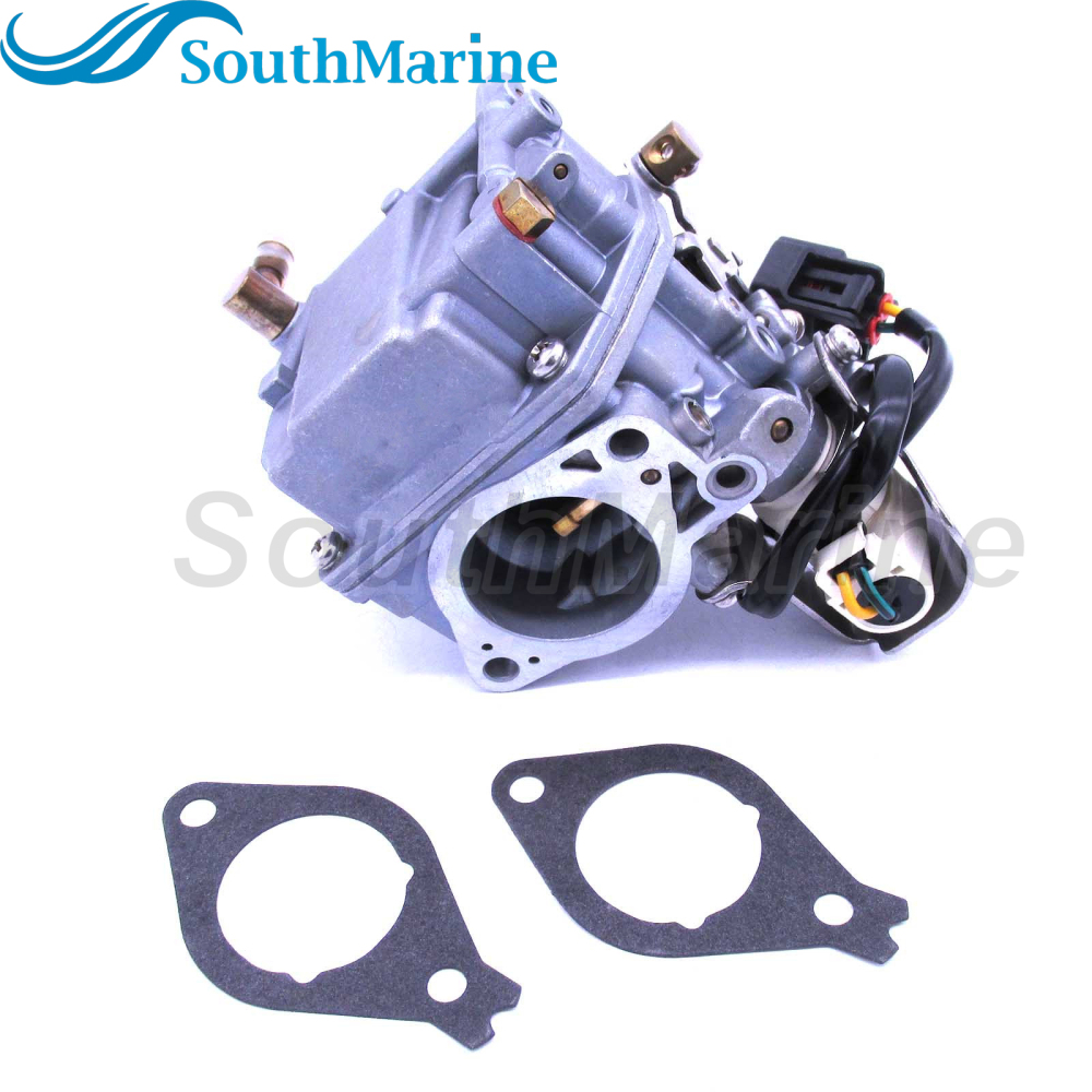 Boat Motor 6BL-14301-00 6BL-14301-10 Carburetor Assy and 6BL-13646-00 Gaskets (2 pcs) for Yamaha 4-stroke F25 Outboard Engine