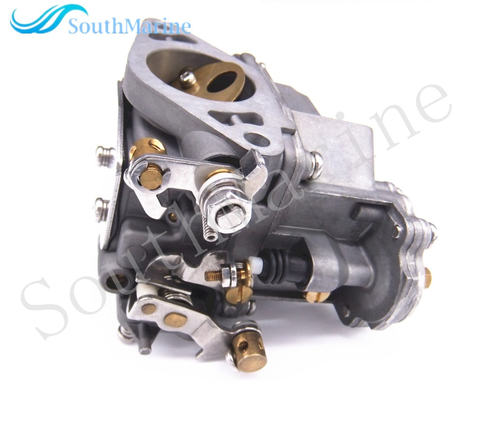 SouthMarine Boat Engine 66M-14301-12-00 66M-14301-10 66M-14301-11 Carbs Carburetor Assy for Yamaha 4-Stroke 15hp F15 Outboard Motor, Electric Start