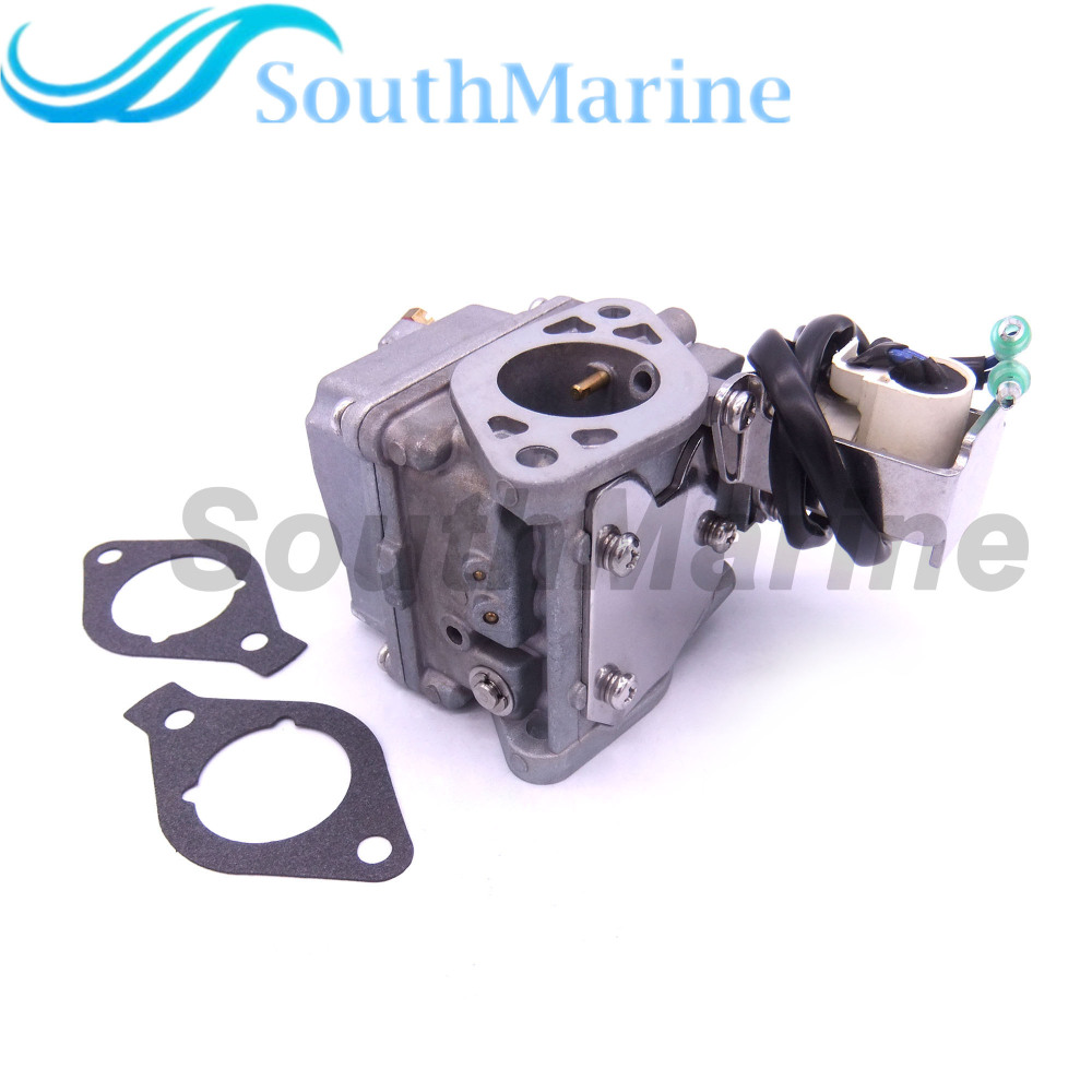 Boat Engine 6AG-14301 6AH-14301-00 6AH-14301-01 Carburetor Assy and 6AH-13646-00 Gaskets (2 pcs) for Yamaha 4-Stroke F15 F20 Outboard Motor