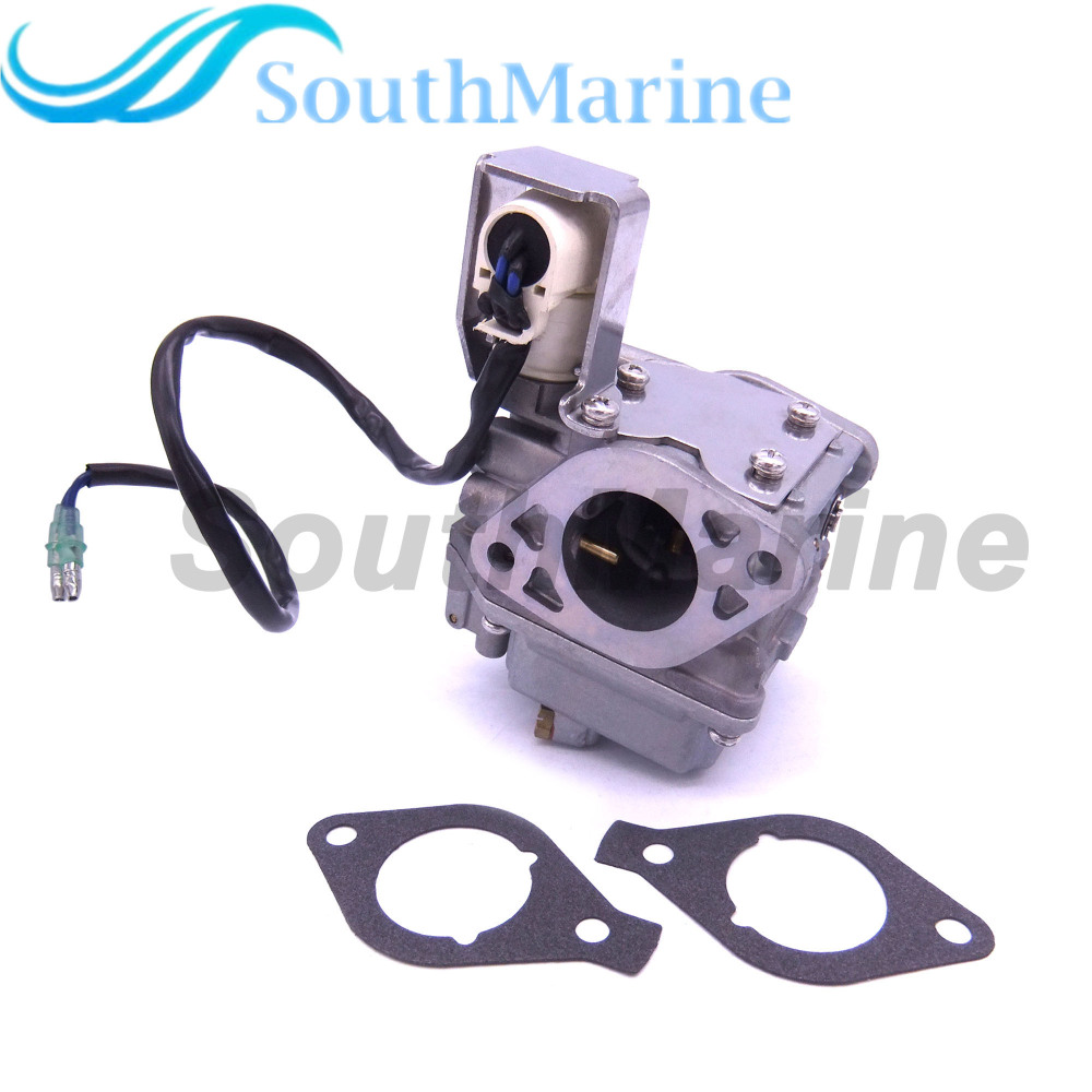 Boat Engine 6AG-14301 6AH-14301-00 6AH-14301-01 Carburetor Assy and 6AH-13646-00 Gaskets (2 pcs) for Yamaha 4-Stroke F15 F20 Outboard Motor