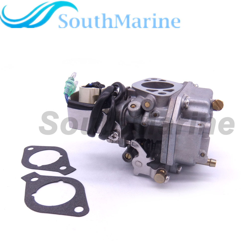 Boat Engine 6AG-14301 6AH-14301-00 6AH-14301-01 Carburetor Assy and 6AH-13646-00 Gaskets (2 pcs) for Yamaha 4-Stroke F15 F20 Outboard Motor