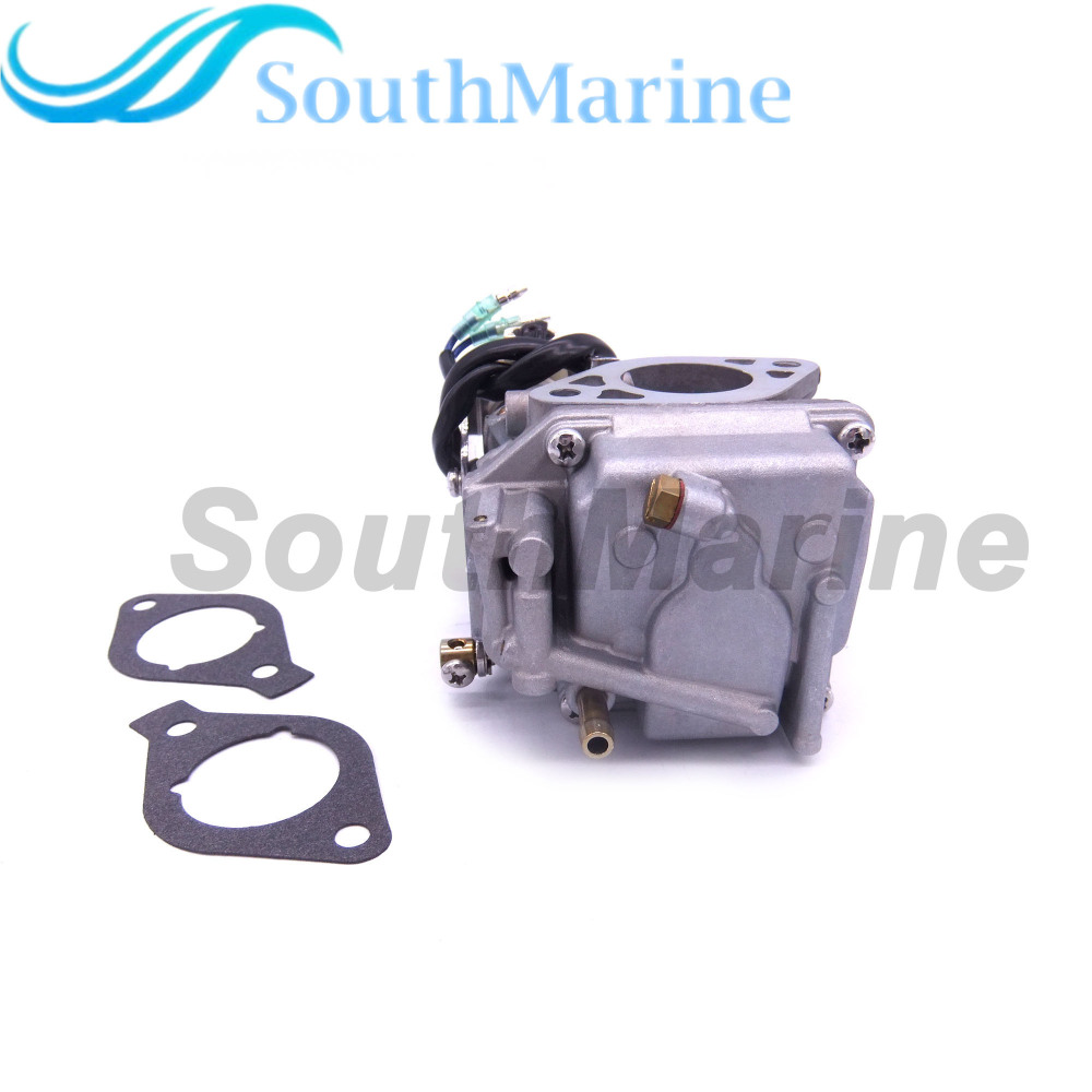 Boat Engine 6AG-14301 6AH-14301-00 6AH-14301-01 Carburetor Assy and 6AH-13646-00 Gaskets (2 pcs) for Yamaha 4-Stroke F15 F20 Outboard Motor
