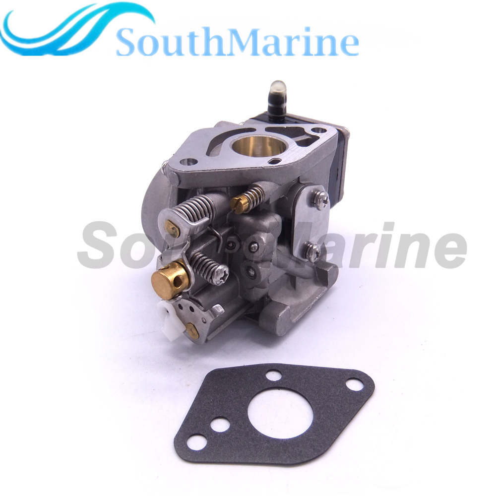 Boat Engine 3303-812647T1 3303-812648T Carburetor Assy and 16327 27-16327 Gaskets for Mercury Marine 2-stroke 4HP 5HP Outboard Motor