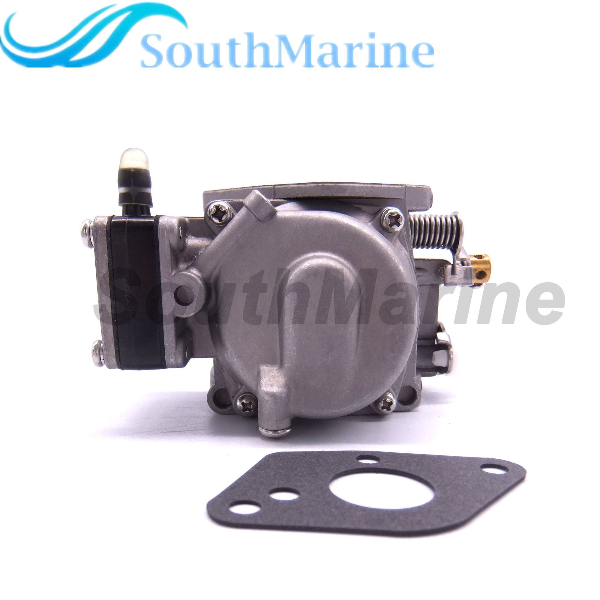 Boat Engine 3303-812647T1 3303-812648T Carburetor Assy and 16327 27-16327 Gaskets for Mercury Marine 2-stroke 4HP 5HP Outboard Motor
