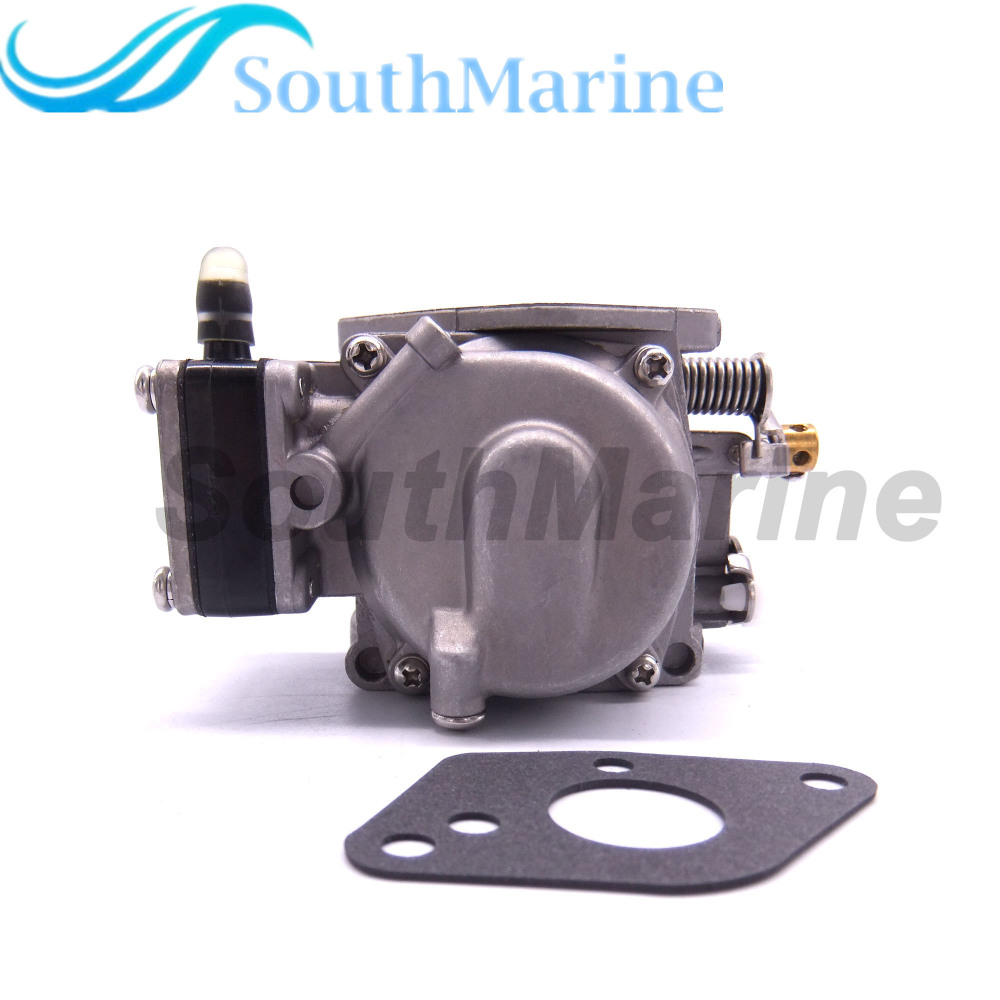 Boat Engine 3303-812647T1 3303-812648T Carburetor Assy and 16327 27-16327 Gaskets for Mercury Marine 2-stroke 4HP 5HP Outboard Motor
