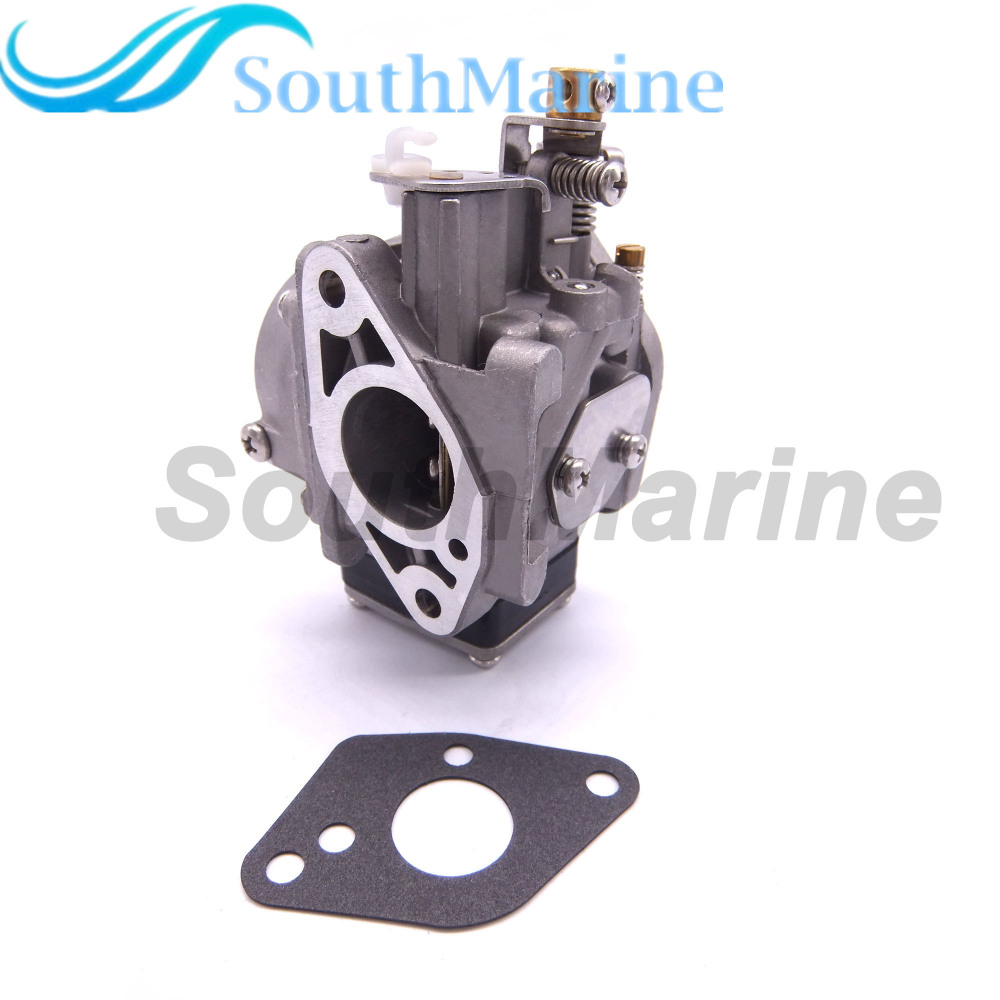 Boat Engine 3303-812647T1 3303-812648T Carburetor Assy and 16327 27-16327 Gaskets for Mercury Marine 2-stroke 4HP 5HP Outboard Motor