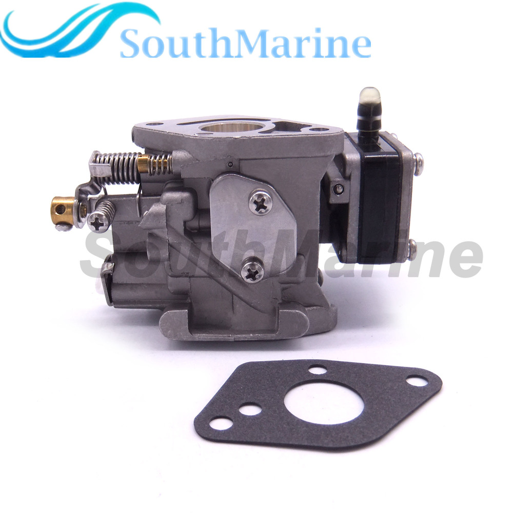 Boat Engine 3303-812647T1 3303-812648T Carburetor Assy and 16327 27-16327 Gaskets for Mercury Marine 2-stroke 4HP 5HP Outboard Motor