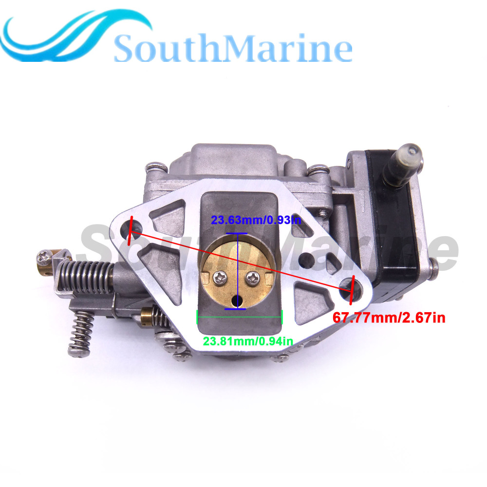 Boat Motor 6B4-14301-00 Carburetor Carb Assy for Yamaha Outboard Engine 9.9HP 15HP 15D E15DMH-S