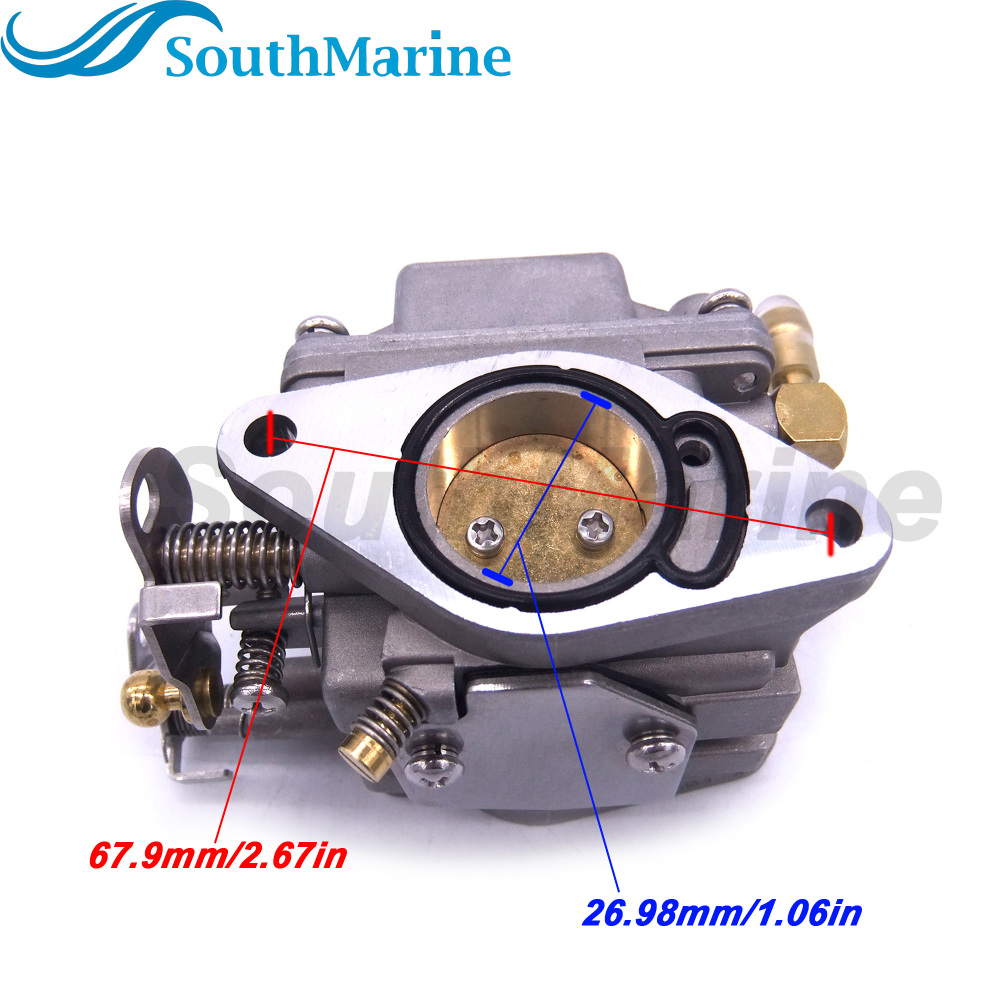 Boat Motor 6L2-14301-11 Carburetor Carb Assy for Yamaha Outboard Engine 25HP 25E 25M 2-Stroke