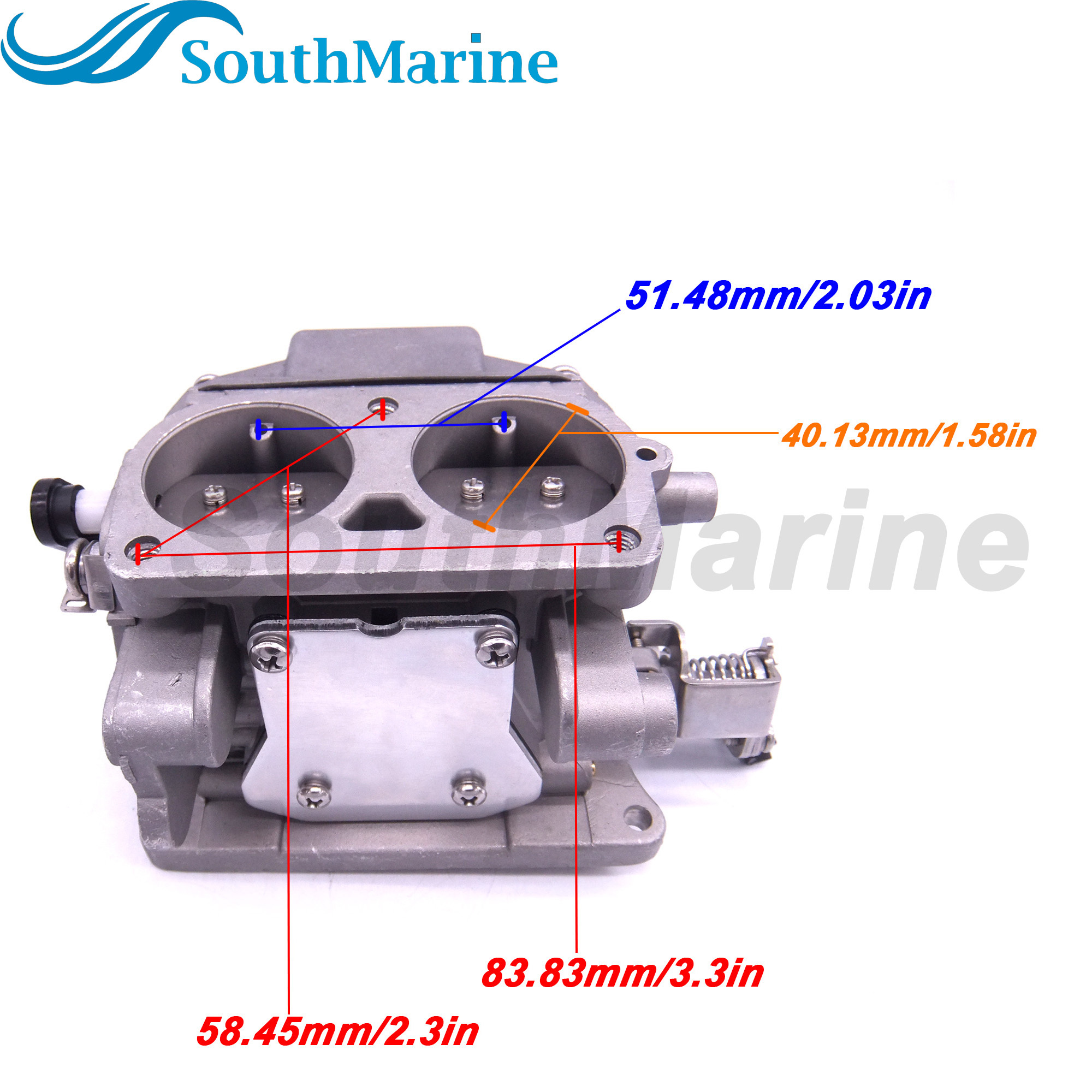 Boat Motor 6F6-14301-00 01 02 03 04 05 06 6F5-14301-00 Carburetor Carb Assy for Yamaha Outboard Engine E40G E40J E40 40HP 2-Stroke