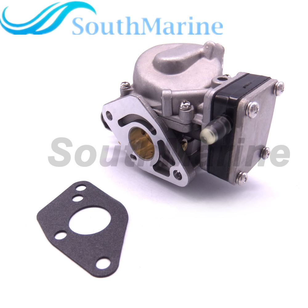 Boat Engine 3303-812647T1 3303-812648T Carburetor Assy and 16327 27-16327 Gaskets for Mercury Marine 2-stroke 4HP 5HP Outboard Motor