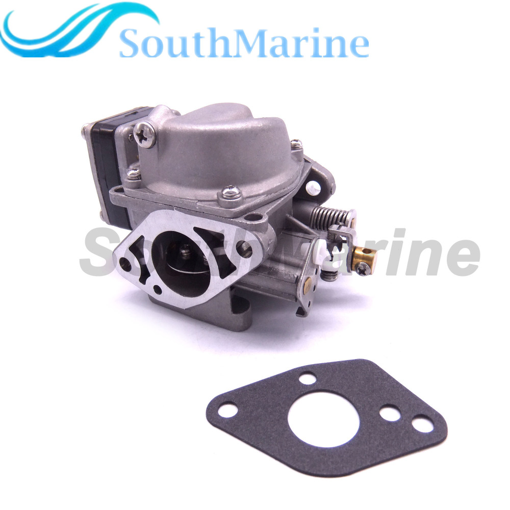 Boat Engine 3303-812647T1 3303-812648T Carburetor Assy and 16327 27-16327 Gaskets for Mercury Marine 2-stroke 4HP 5HP Outboard Motor