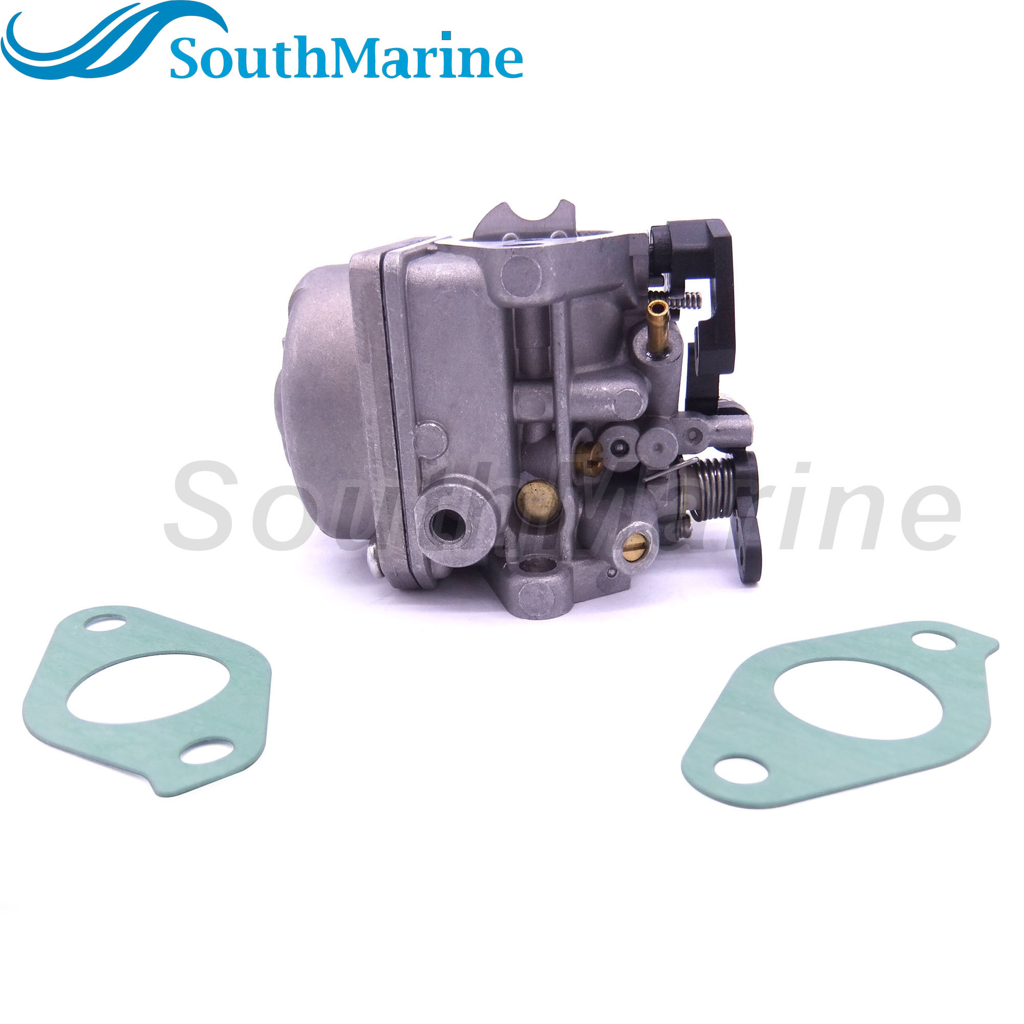 Boat Engine 3R1-03200-1/0 3AS-03200-0 3R1032001M/0M Carburetor Assy and 3H6-02011-0 3H6020110M Gasket for Tohatsu Nissan 4/5HP MFS5 NFS5 A2 B Outboard