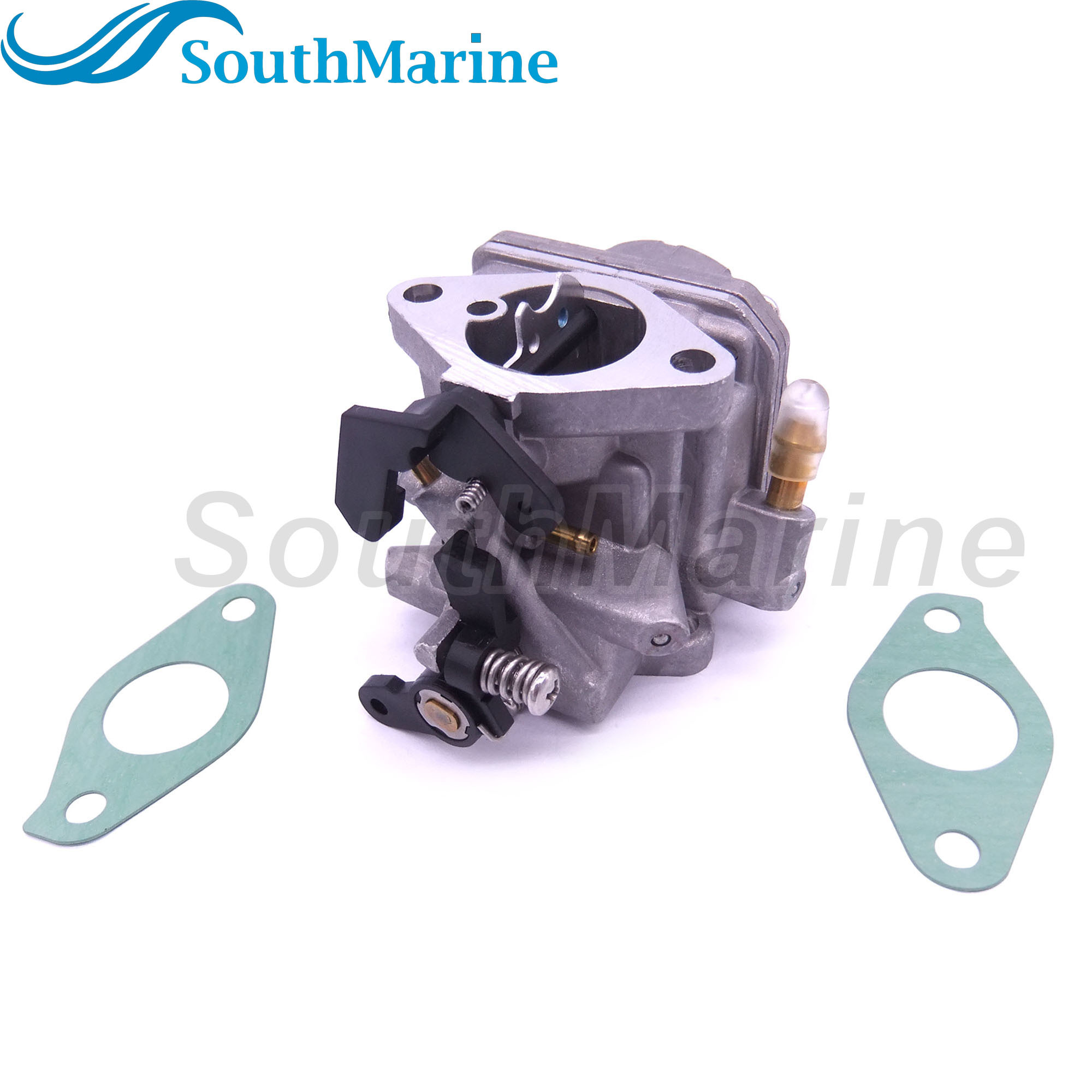 Boat Engine 3R1-03200-1/0 3AS-03200-0 3R1032001M/0M Carburetor Assy and 3H6-02011-0 3H6020110M Gasket for Tohatsu Nissan 4/5HP MFS5 NFS5 A2 B Outboard