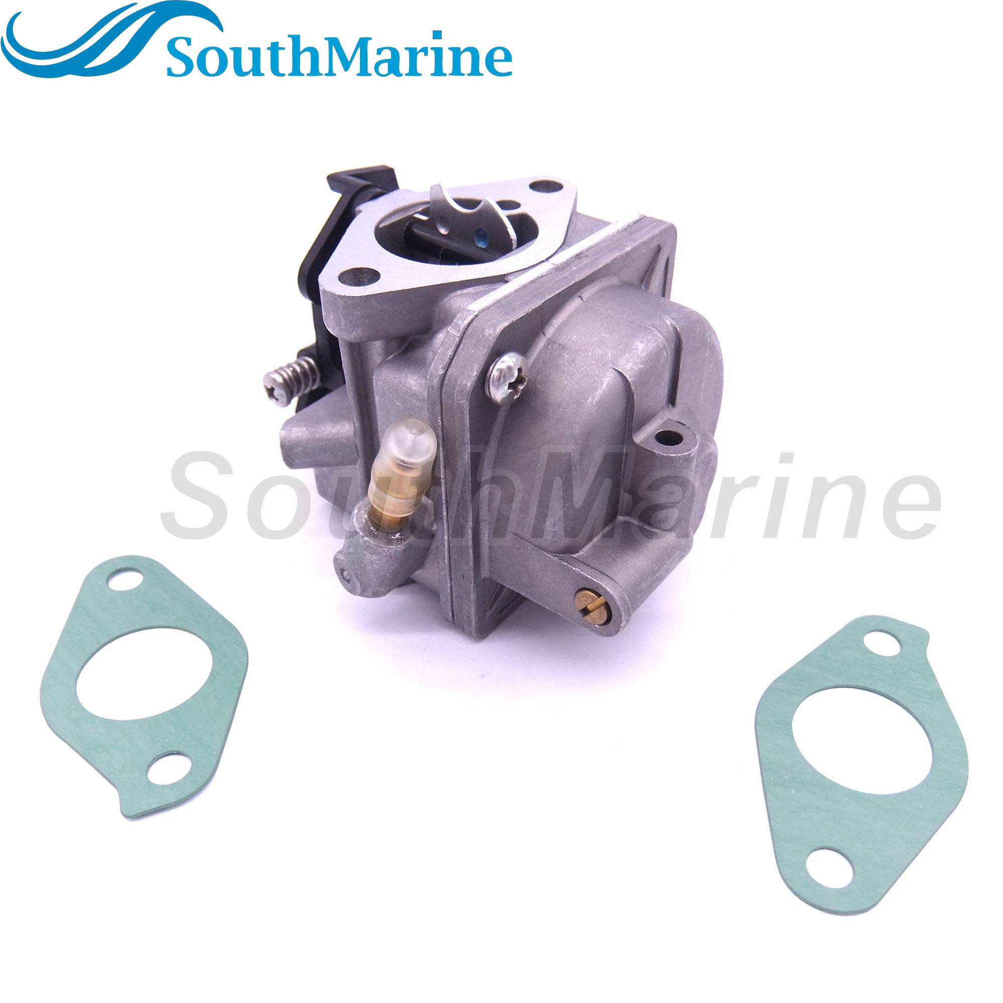 Boat Engine 3R1-03200-1/0 3AS-03200-0 3R1032001M/0M Carburetor Assy and 3H6-02011-0 3H6020110M Gasket for Tohatsu Nissan 4/5HP MFS5 NFS5 A2 B Outboard