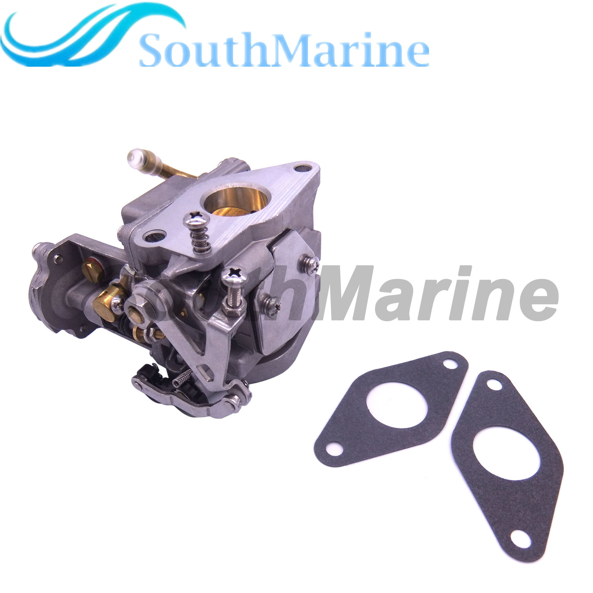 Boat Engine 3303-895110T01/T11 3303-8M0104462 1300-8M0167272 Carburetor Assy and 27-835383001 Gaskets for Mercury Mariner 8HP 9.9HP 4-Stroke Outboard