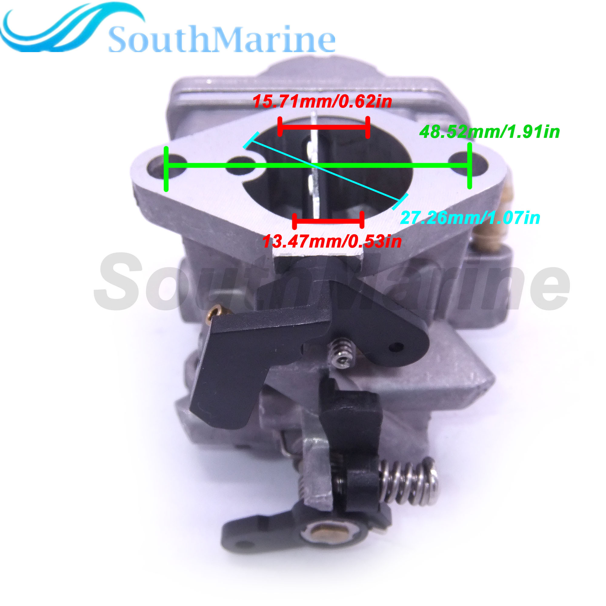 Boat Engine 3303-8M0053668 8M0053669 804766T03/A04/A05 803522T1/T2 Carburetor Carbs Assy for Mercury Mercruiser Quicksilver 4-Stroke 6HP Outboard