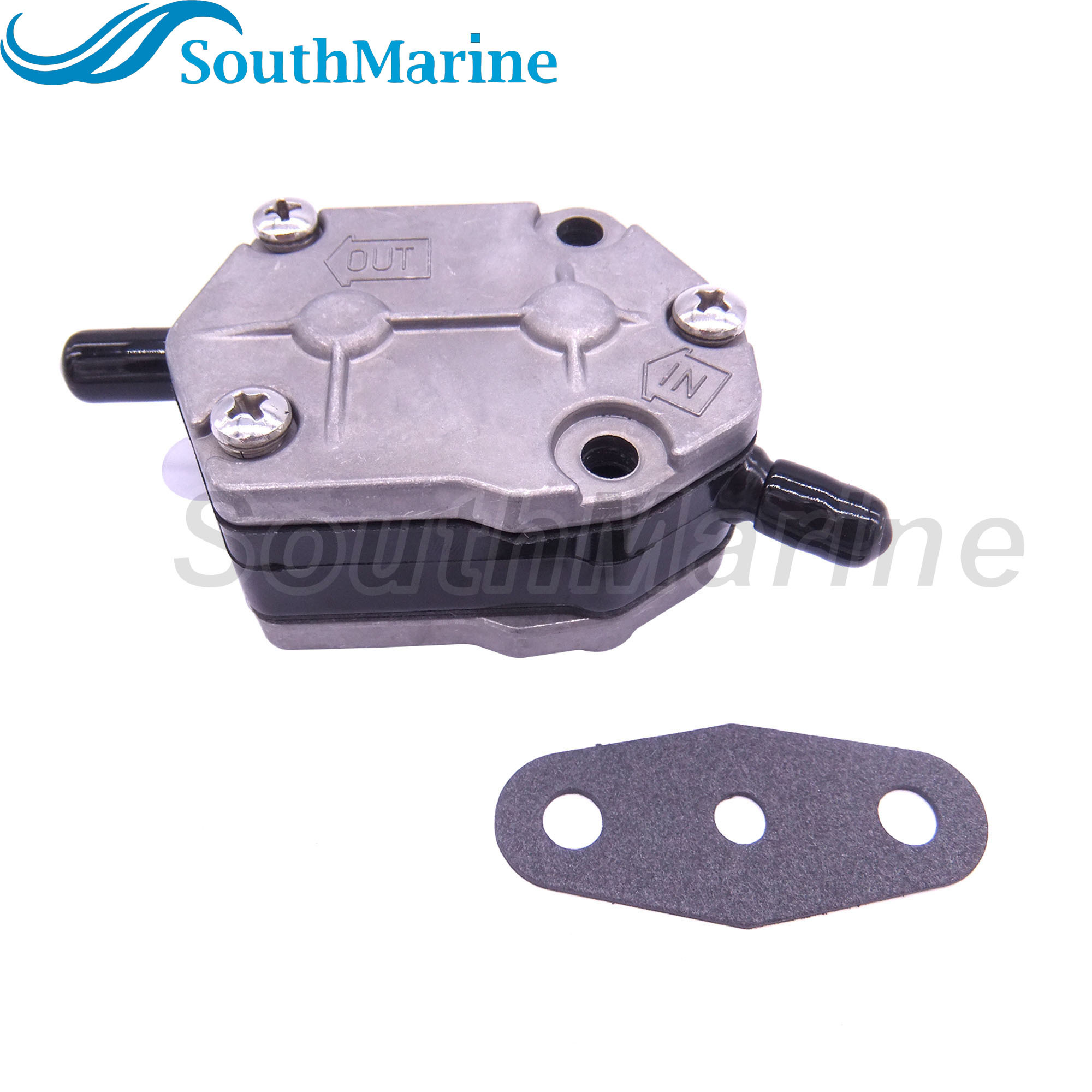 SouthMarine Boat Engine 43113M 43113T 812328M Fuel Pump Assy with Gasket for Mercury Outboard 2-Stroke 15HP-55HP Outboard Motor