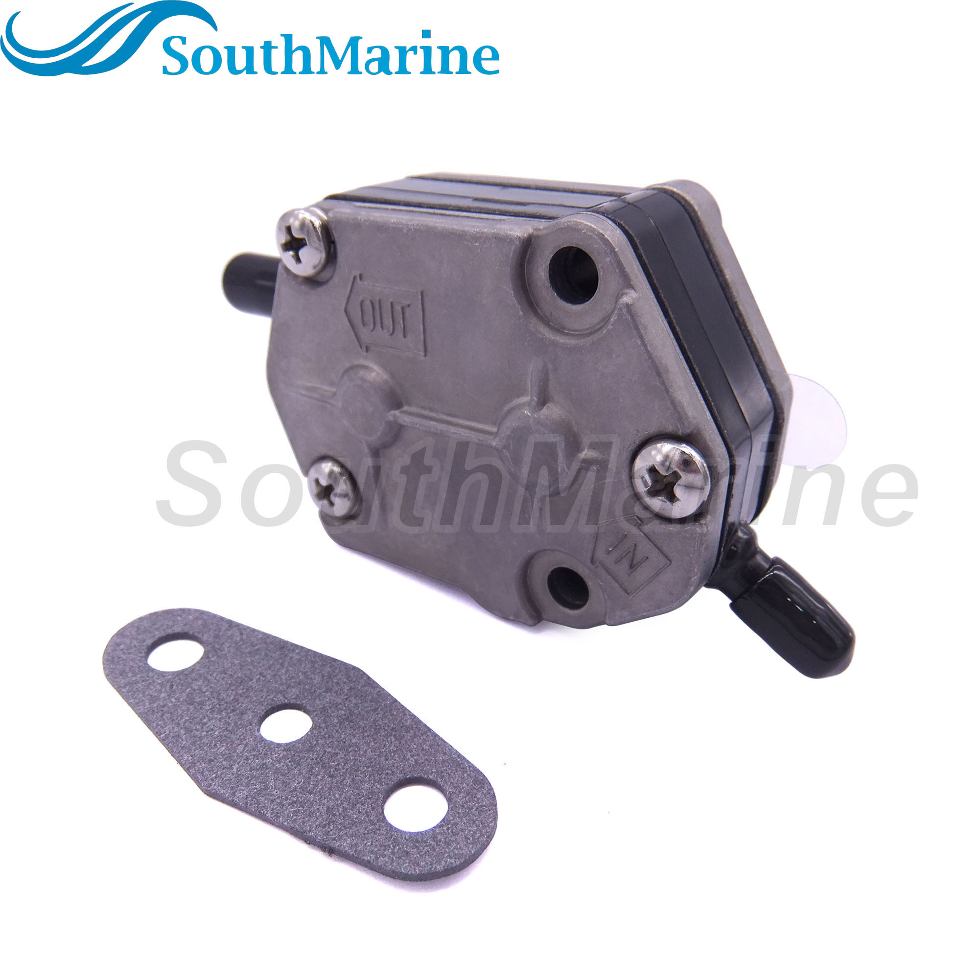 SouthMarine Boat Engine 43113M 43113T 812328M Fuel Pump Assy with Gasket for Mercury Outboard 2-Stroke 15HP-55HP Outboard Motor