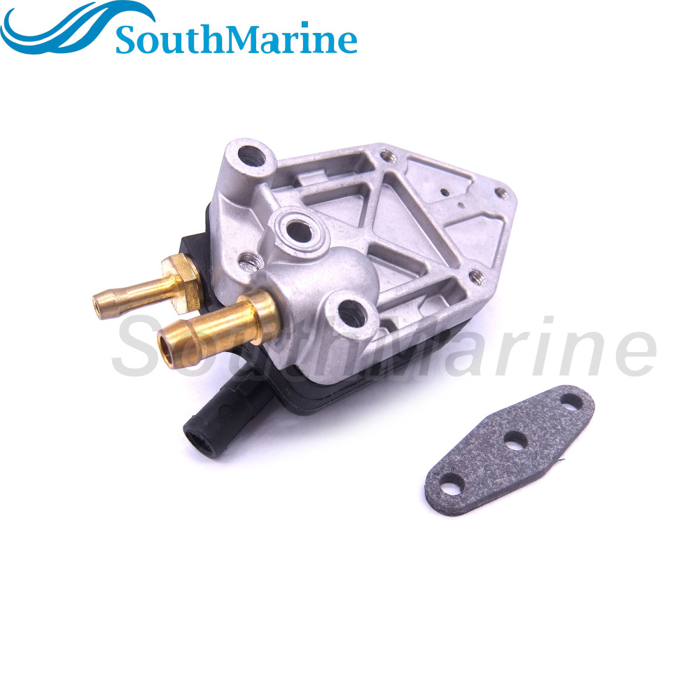 Outboard Engine 0438555 438555 0433386 433386 Fuel Pump for Johnson Evinrude OMC BRP 20HP-30HP Boat Motor Small Nipple,fit 18-7353 9-35353