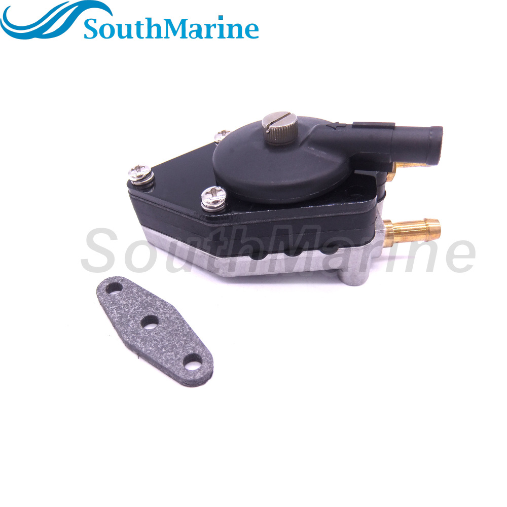 Outboard Engine 0438555 438555 0433386 433386 Fuel Pump for Johnson Evinrude OMC BRP 20HP-30HP Boat Motor Small Nipple,fit 18-7353 9-35353