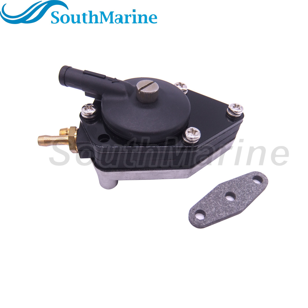 Outboard Engine 0438555 438555 0433386 433386 Fuel Pump for Johnson Evinrude OMC BRP 20HP-30HP Boat Motor Small Nipple,fit 18-7353 9-35353