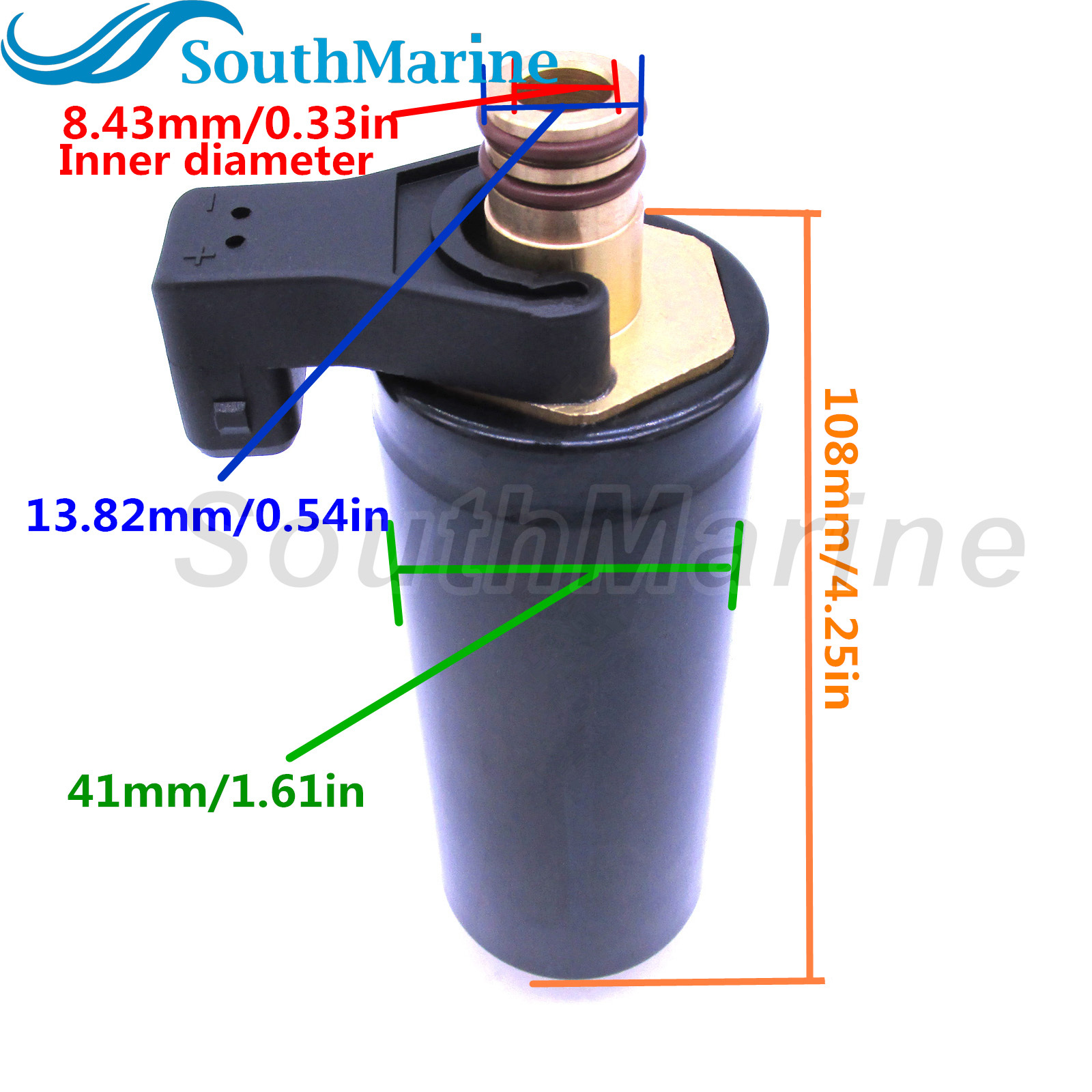 SouthMarine Boat Engine 3861355 Low Pressure Electric Fuel Pump for Volvo Penta 4.3L, 5.0L, 5.7L, 7.4L, 8.1L Gi/for Evinrude Johnson OMC BRP