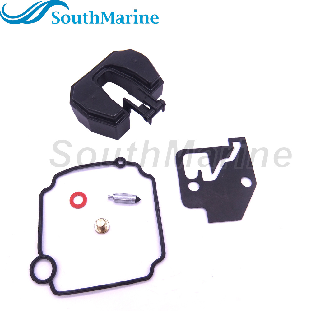 Boat Motor 66M-W0093-00-00 66M-W0093-01-00 Carbs Carburetor Repair Kit for Yamaha 4-Stroke 15hp F15 Outboard Engine, fit 18-7738 9-37510