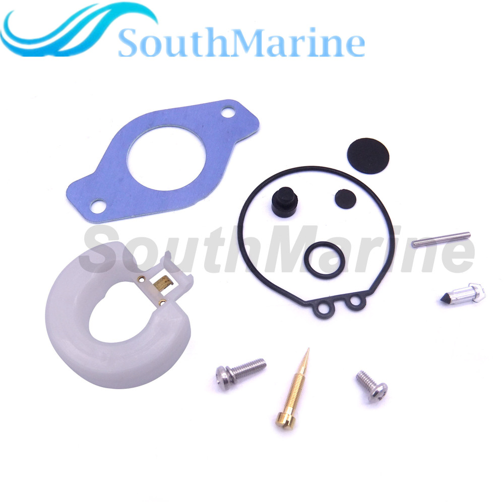 Boat Motor 6H3-W0093-00 6H3-W0093-01 6H3-W0093-02 Carburetor Repair Kit for Yamaha Outboard Engine 70HP, fits Sierra 18-7766