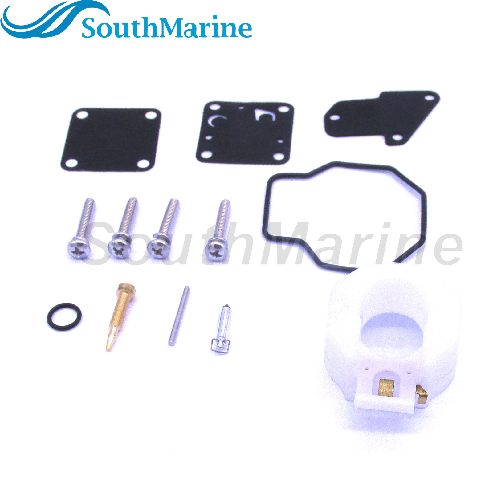 Boat Motor 6E3-W0093-00 Outboard Carburetor Repair Kit for Yamaha 4HP 5HP 4M 5M 5C Outboard Engine